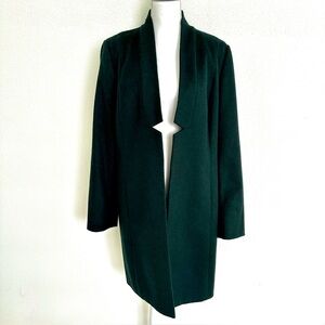 W by Worth Forest Green Coat Size Large